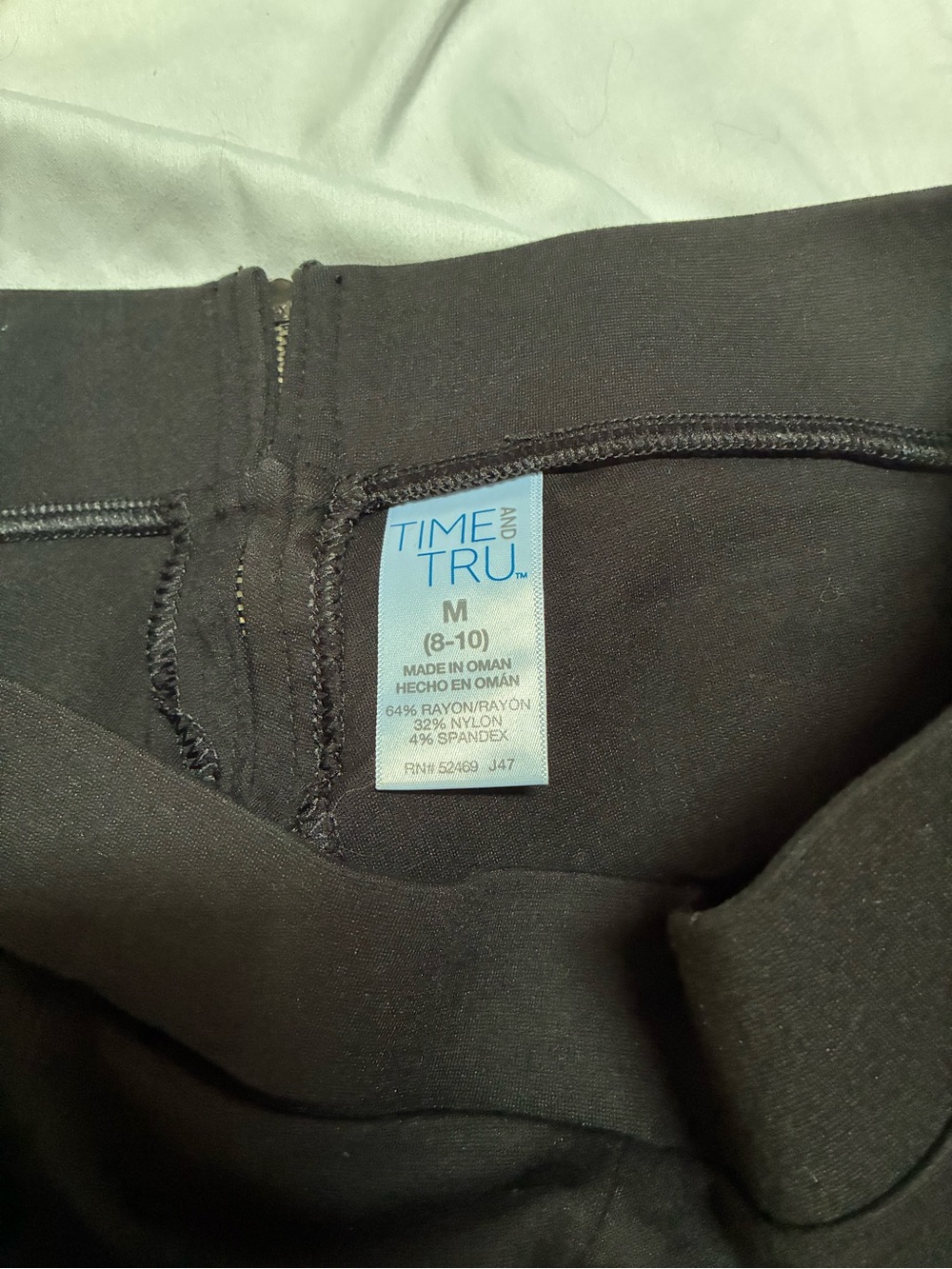 Time and Tru Women’s Black Slim Dress Pants Size Medium - Picture 12 of 12